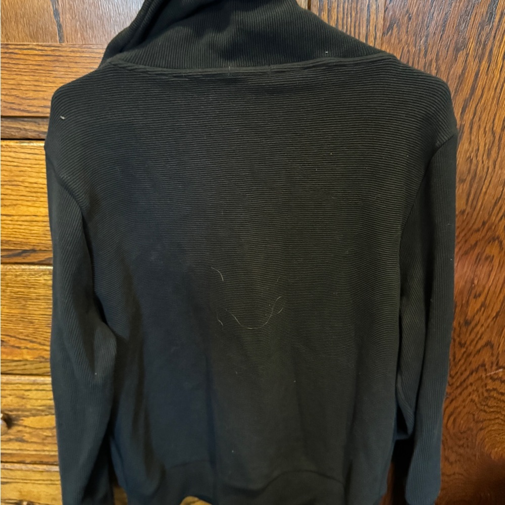Navy Zip-Up Sweater - Picture 4 of 4